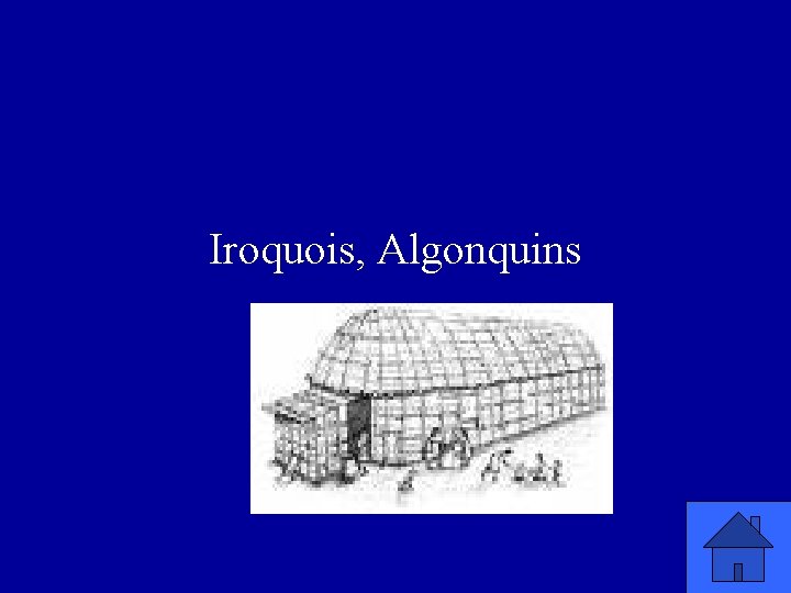 Iroquois, Algonquins 