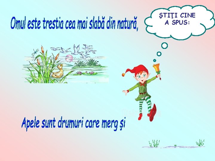 ŞTIŢI CINE A SPUS: 
