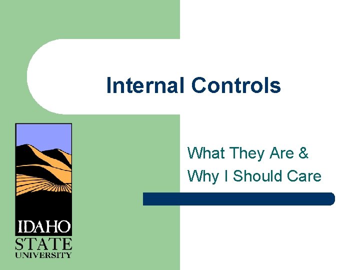 Internal Controls What They Are & Why I Should Care 