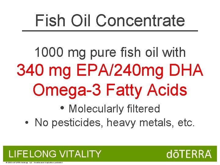 Fish Oil Concentrate 1000 mg pure fish oil with 340 mg EPA/240 mg DHA