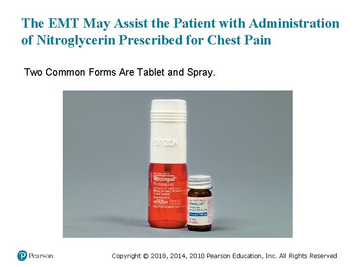 The EMT May Assist the Patient with Administration of Nitroglycerin Prescribed for Chest Pain