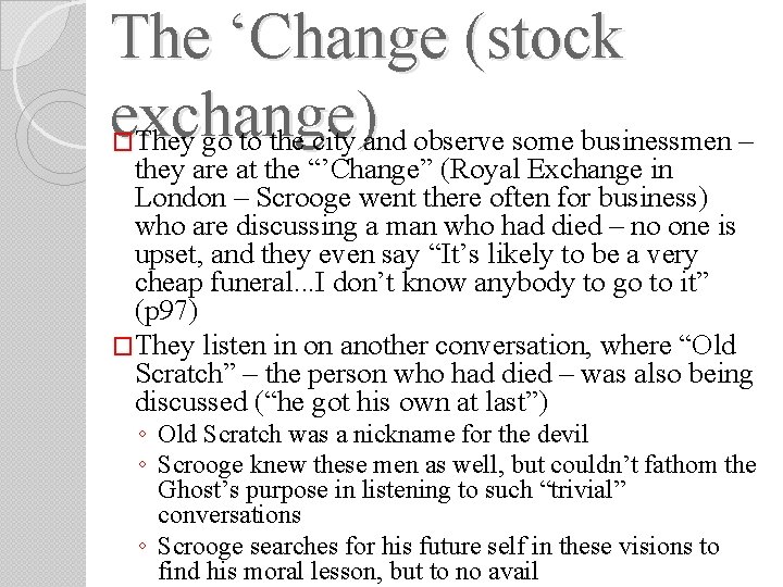 The ‘Change (stock exchange) They go to the city and observe some businessmen – The ‘Change (stock exchange) They go to the city and observe some businessmen –