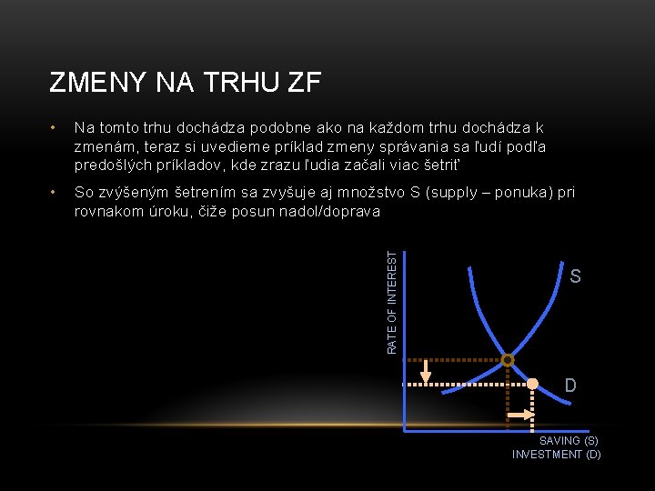 ZMENY NA TRHU ZF Na tomto trhu dochádza podobne ako na každom trhu dochádza