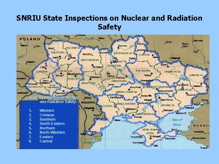 SNRIU State Inspections on Nuclear and Radiation Safety 6 1 7 5 8 State