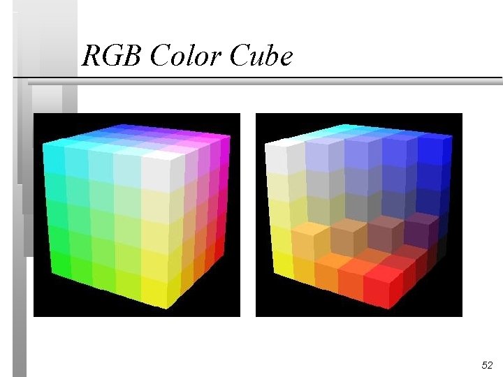 RGB Color Cube 52 