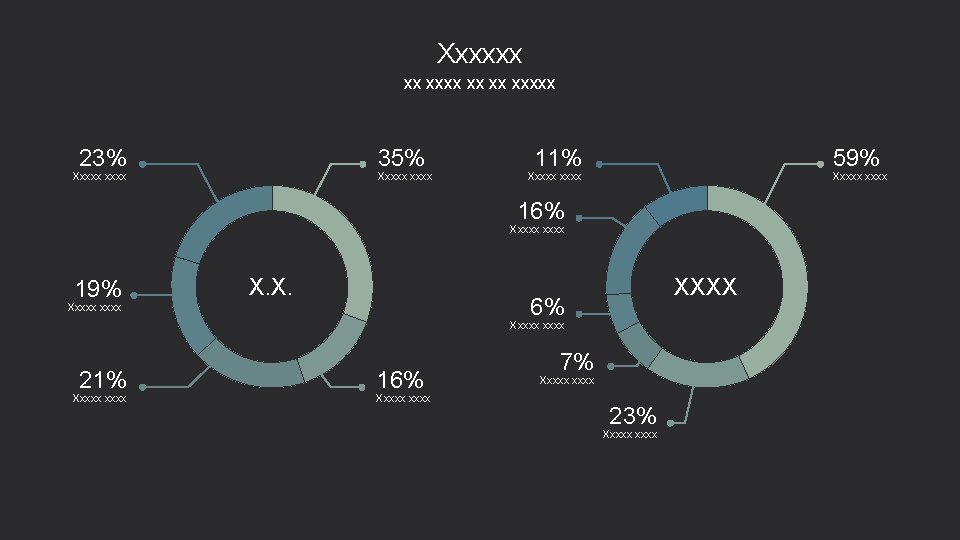 Xxxxxx xxxxx 23% 35% Xxxxx 11% 59% Xxxxx 16% Xxxxx 19% X. X. XXXX