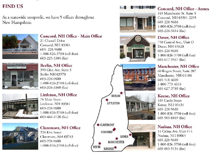 4 Concord Main Office ● 21 Chenell Drive, Concord, NH 03301 ● 800. 826.