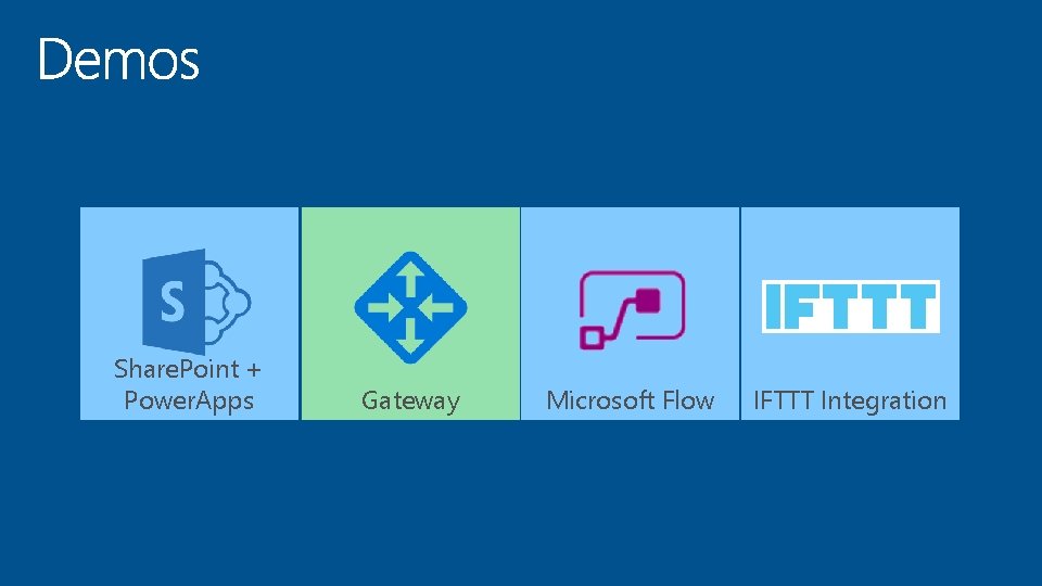 Share. Point + Power. Apps Gateway Microsoft Flow IFTTT Integration 