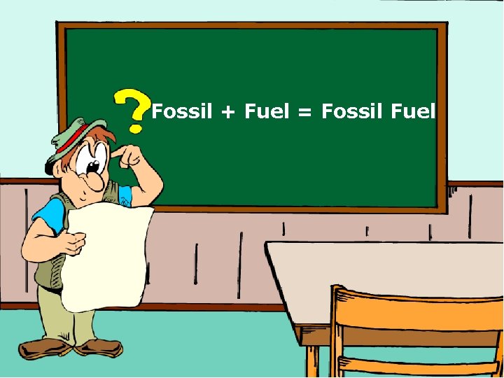 Fossil + Fuel = Fossil Fuel 