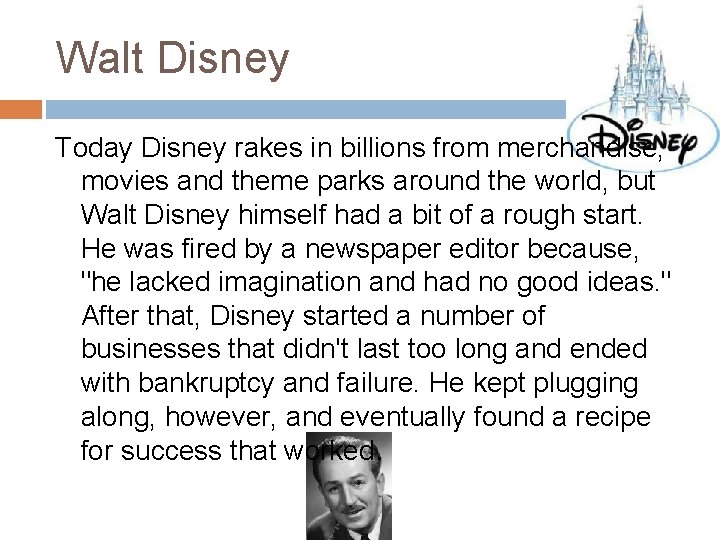 Walt Disney Today Disney rakes in billions from merchandise, movies and theme parks around