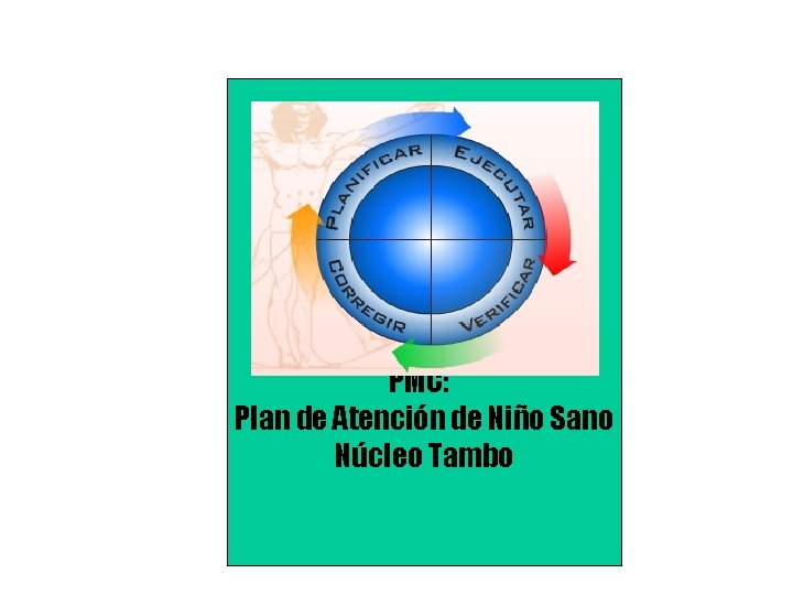 PMC: Plan de Atención de Niño Sano Núcleo Tambo 