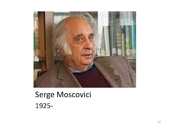 Serge Moscovici 192517 