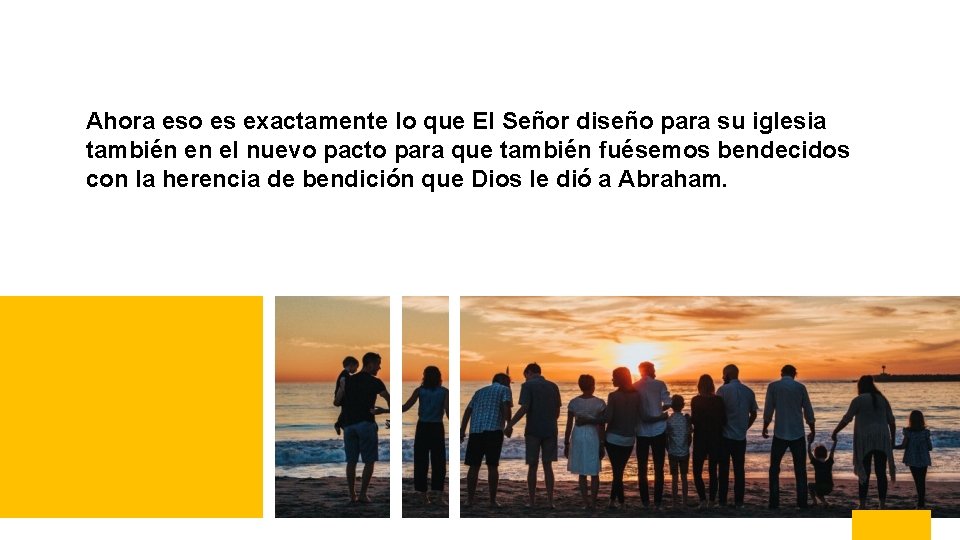 Ahora eso es exactamente lo que El Señor diseño para su iglesia también en