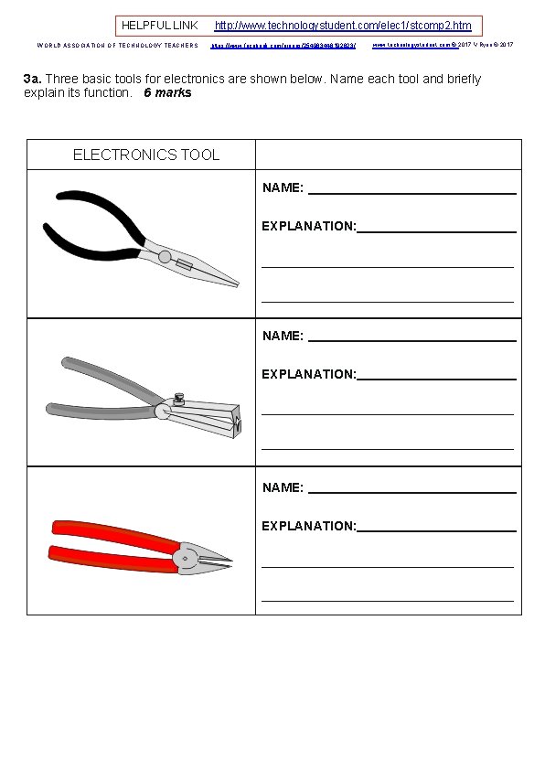 HELPFUL LINK WORLD ASSOCIATION OF TECHNOLOGY TEACHERS http: //www. technologystudent. com/elec 1/stcomp 2. htm