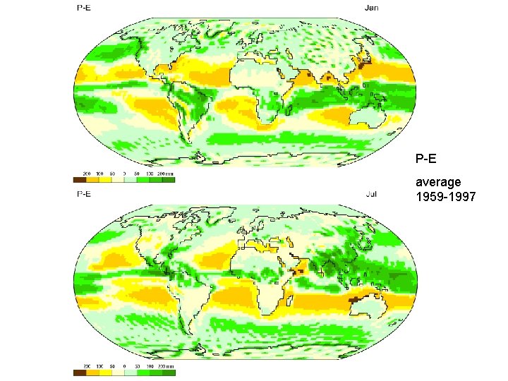 P-E average 1959 -1997 