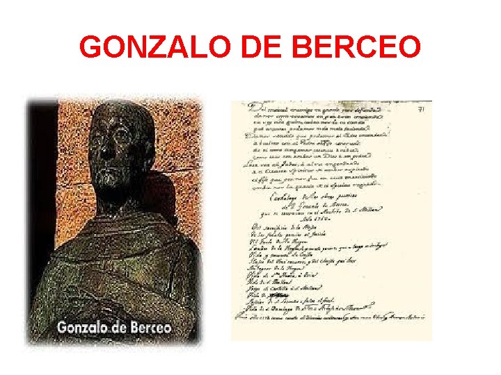 GONZALO DE BERCEO 