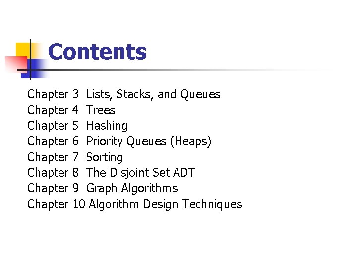 Data Structures and Algorithm Analysis Lecturer Jing Liu