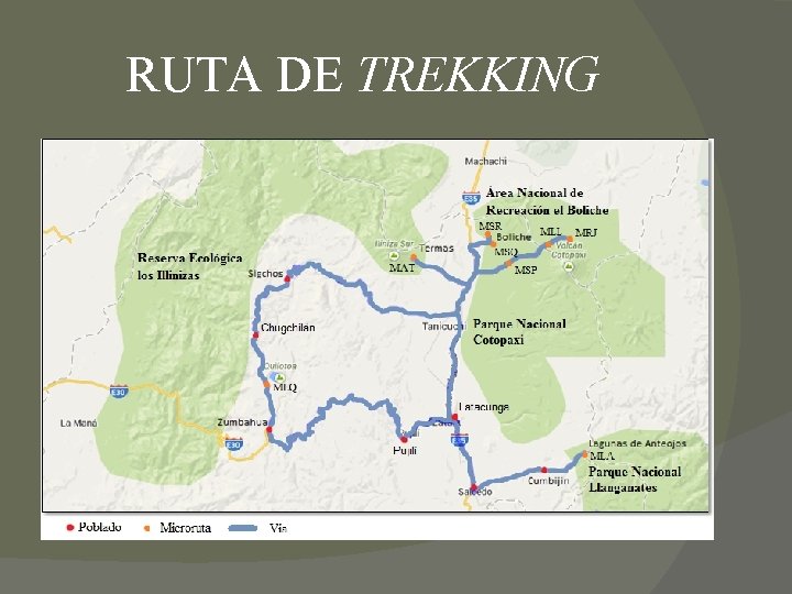 RUTA DE TREKKING RUTA DE TREKKING