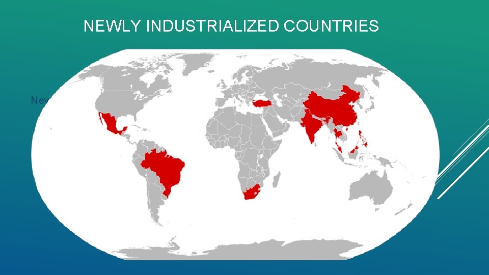 NEWLY INDUSTRIALIZED COUNTRIES Newly industrialized countries 
