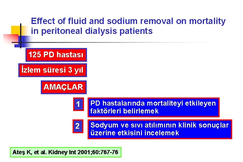 Effect of fluid and sodium removal on mortality in peritoneal dialysis patients 125 PD