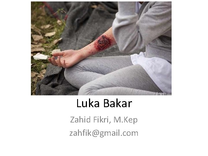 Luka Bakar Zahid Fikri, M. Kep zahfik@gmail. com 