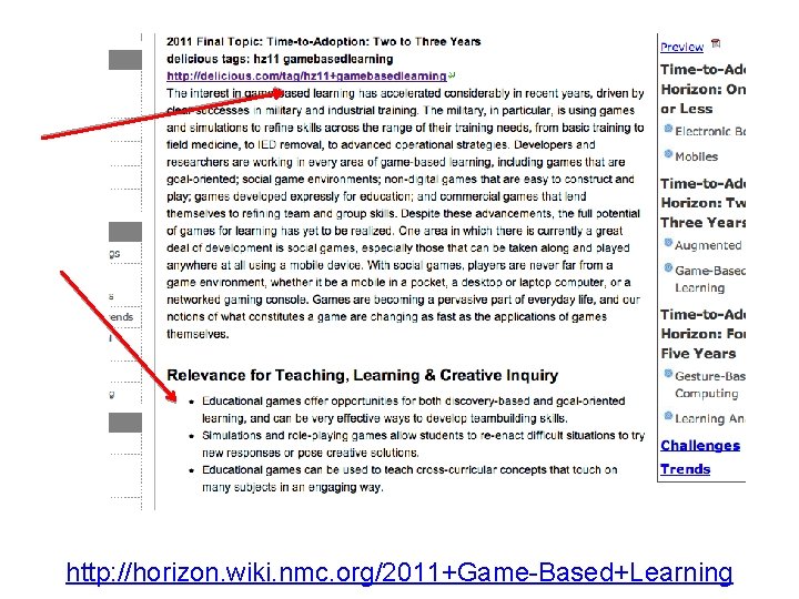 http: //horizon. wiki. nmc. org/2011+Game-Based+Learning 