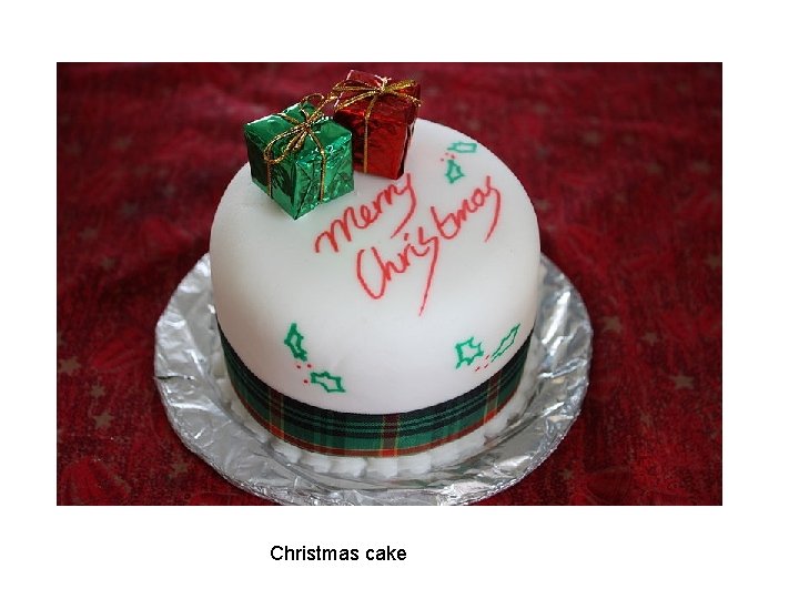 Christmas cake 