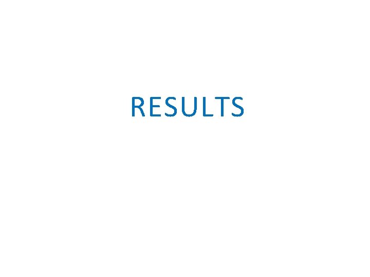 RESULTS 