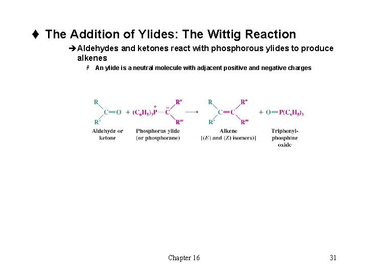 Chapter 16 Aldehydes And Ketones I Nucleophilic Addition Chapter 16 Aldehydes And Ketones I Nucleophilic Addition