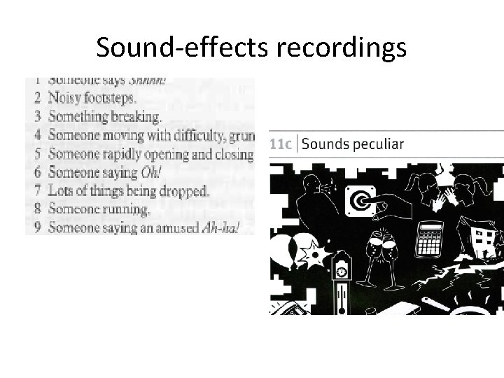 Sound-effects recordings 