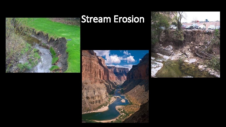 Stream Erosion 