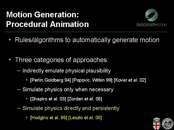 World Space Servoing for Character Animation Under Simulation