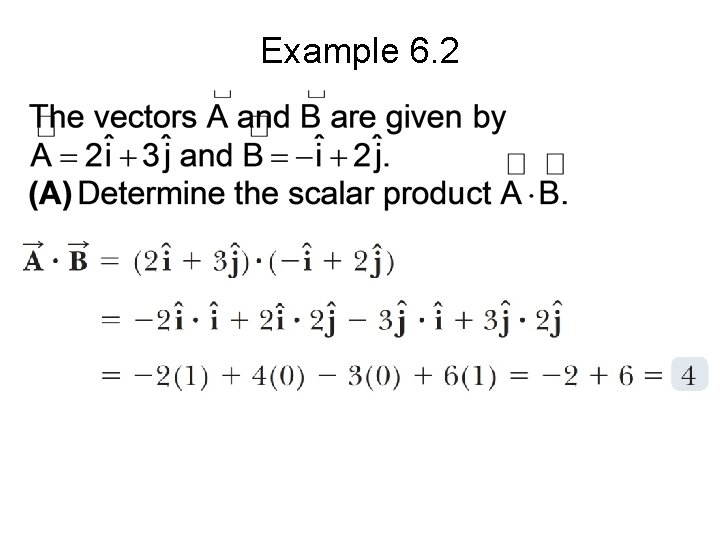 Example 6. 2 