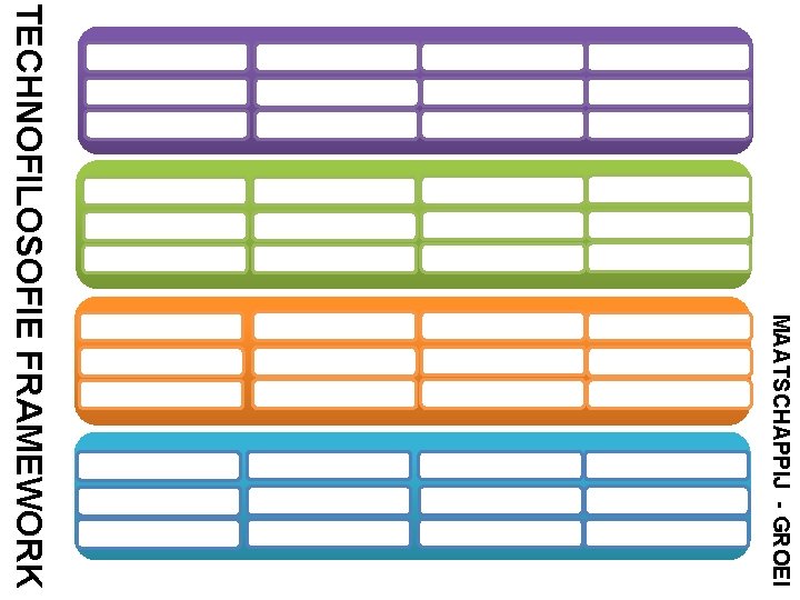 OEFENINGEN MAATSCHAPPIJ - GROEI TECHNOFILOSOFIE FRAMEWORK THEORIE 