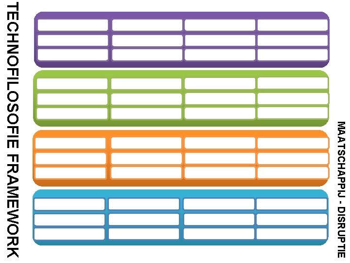 OEFENINGEN MAATSCHAPPIJ - DISRUPTIE TECHNOFILOSOFIE FRAMEWORK THEORIE 