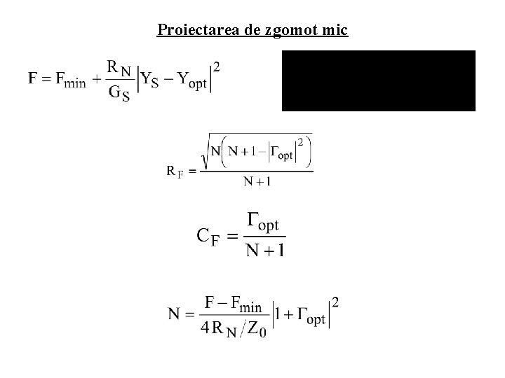 Proiectarea de zgomot mic 