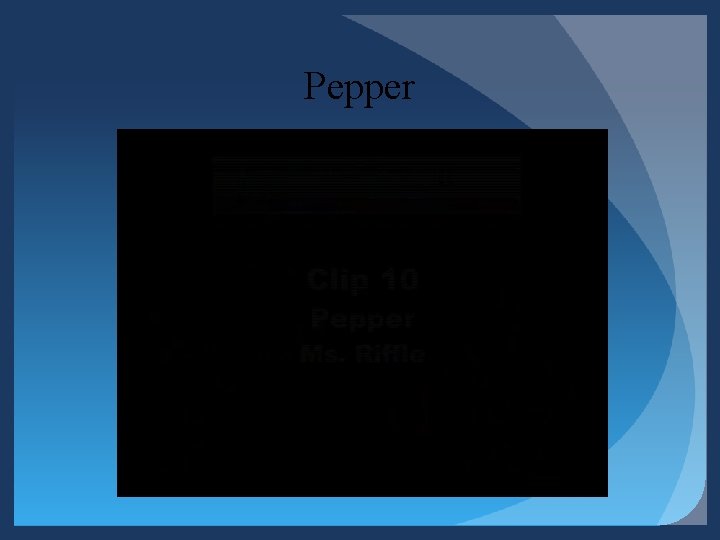 Pepper Pepper