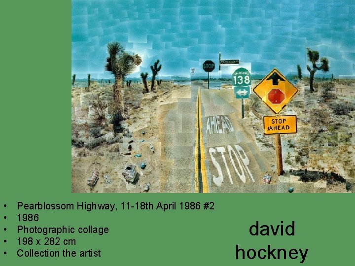 • • • Pearblossom Highway, 11 -18 th April 1986 #2 1986 Photographic • • • Pearblossom Highway, 11 -18 th April 1986 #2 1986 Photographic