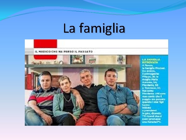 La famiglia 