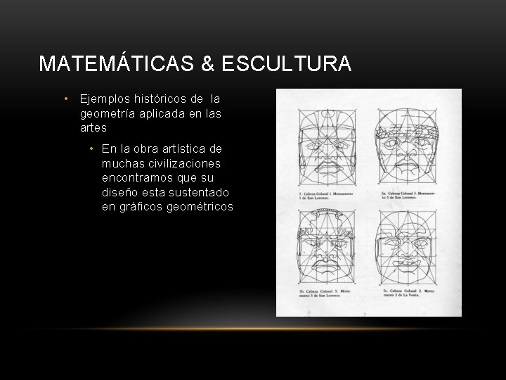 MATEMÁTICAS & ESCULTURA • Ejemplos históricos de la geometría aplicada en las artes •