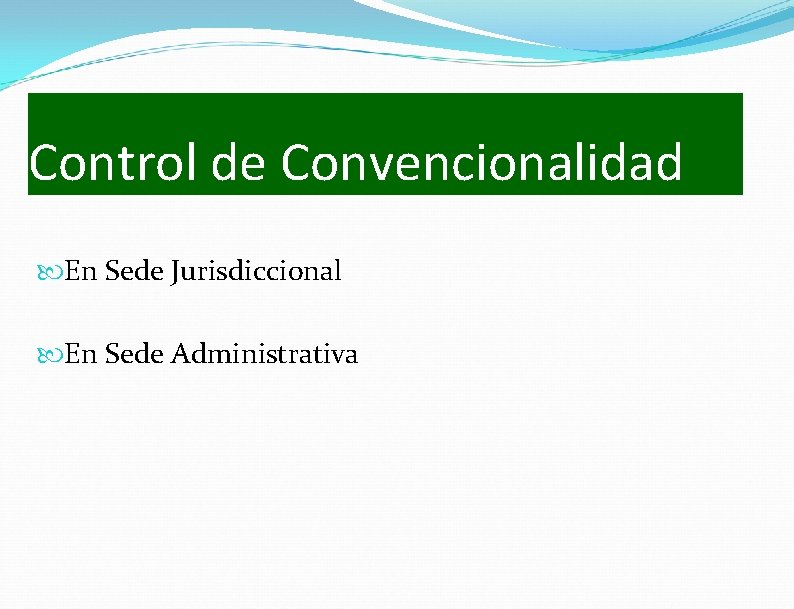 Control de Convencionalidad En Sede Jurisdiccional En Sede Administrativa Control de Convencionalidad En Sede Jurisdiccional En Sede Administrativa