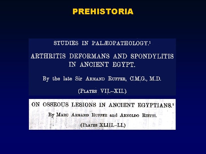 PREHISTORIA PREHISTORIA