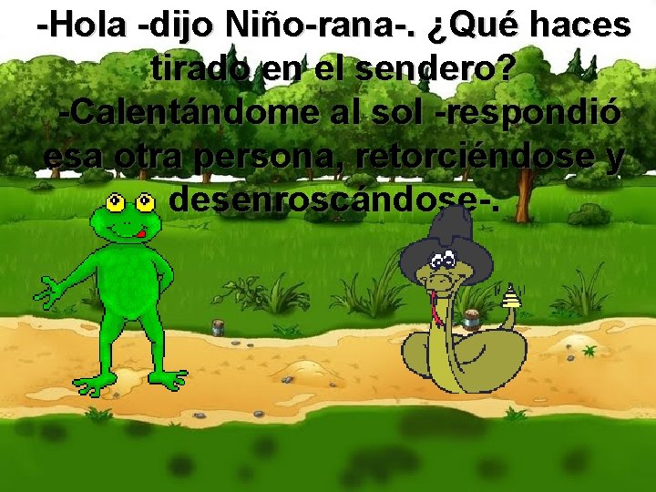 La Rana y la Culebra Carlos Montano El