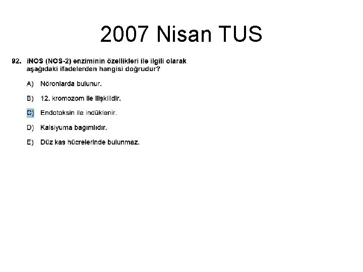 2007 Nisan TUS 