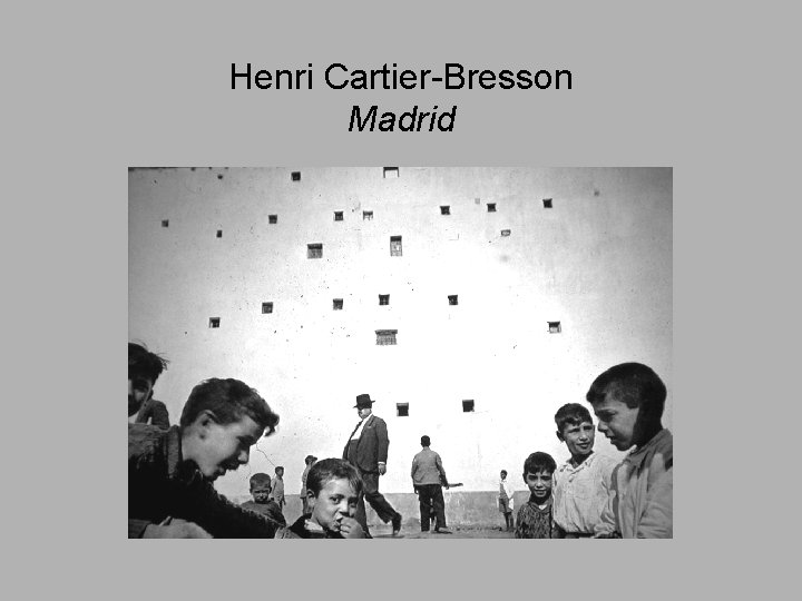 Henri Cartier-Bresson Madrid 