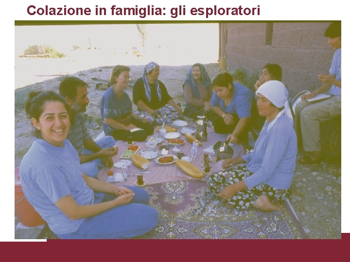 Colazione in famiglia: gli esploratori 