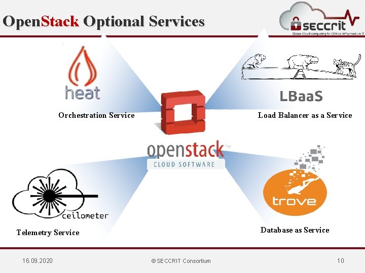 Open. Stack Optional Services Orchestration Service Load Balancer as a Service Database as Service