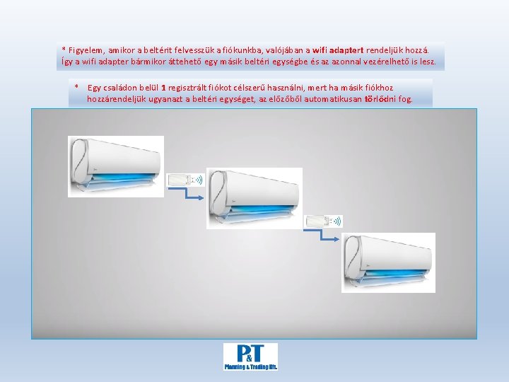 * Figyelem, amikor a beltérit felvesszük a fiókunkba, valójában a wifi adaptert rendeljük hozzá.