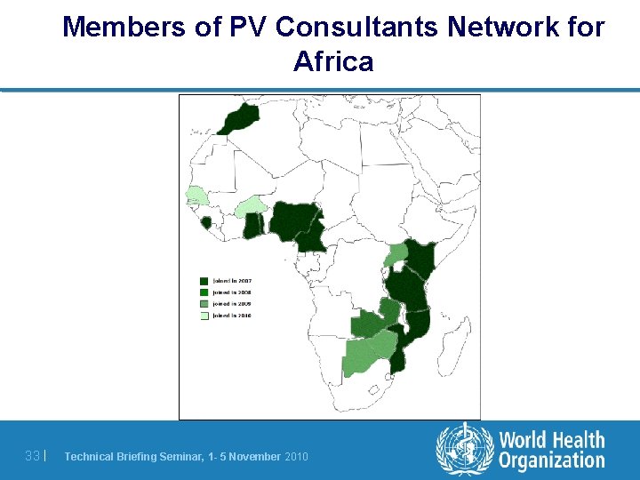 Members of PV Consultants Network for Africa 33 | Technical Briefing Seminar, 1 - Members of PV Consultants Network for Africa 33 | Technical Briefing Seminar, 1 -