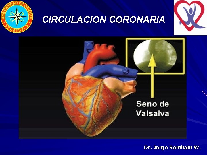 CIRCULACION CORONARIA Dr. Jorge Romhain W. 
